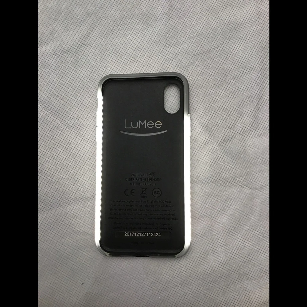 NWD‎ $70 Lumee LED Lighted Apple iPhone X Case Rose